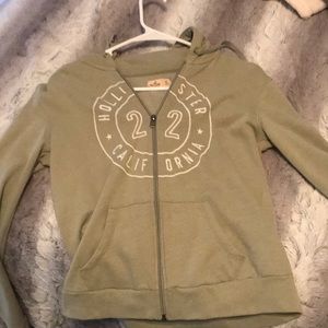 navy green Hollister sweater!